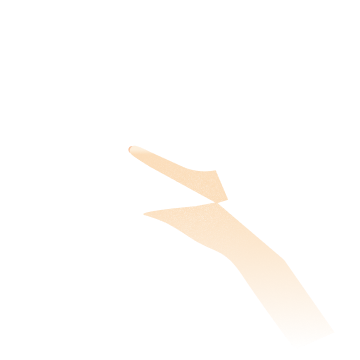 Illustration du dessous de la main fermée qui tient le smartphone